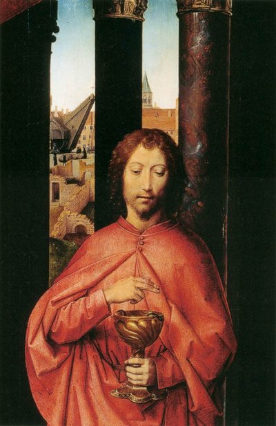 St John Altarpiece (detail) by Hans Memling